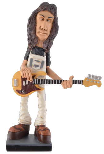 John Deacon - Queen Beeldje by Warren Stratford