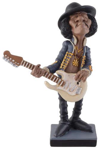Jimi Hendrix Beeldje by Warren Stratford