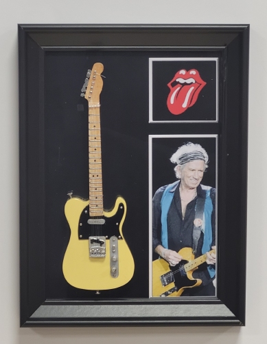 Keith Richards Rolling Stones lijst met gitaar