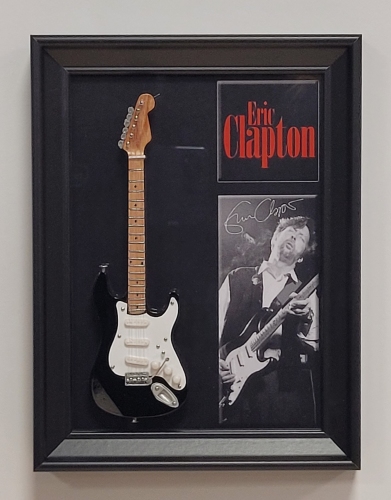 Eric Clapton lijst met zwarte gitaar