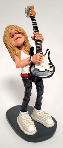 Janick Gers Iron Maiden Beeldje by Warren Stratford