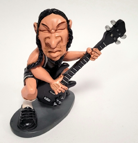 Robert Trujillo Metallica Beeldje by Warren Stratfort