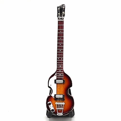 miniatuur gitaar Paul  McCarthney the beatles