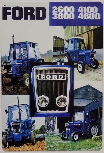 Ford tractoren 2600 3600  4100 4600 reclamebord