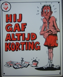 Hij gaf altijd korting