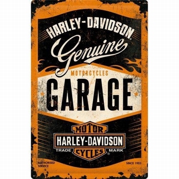 Harley Davidson Garage wandbord metaal XXL
