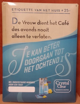 Crsystal clear taxi wanbord