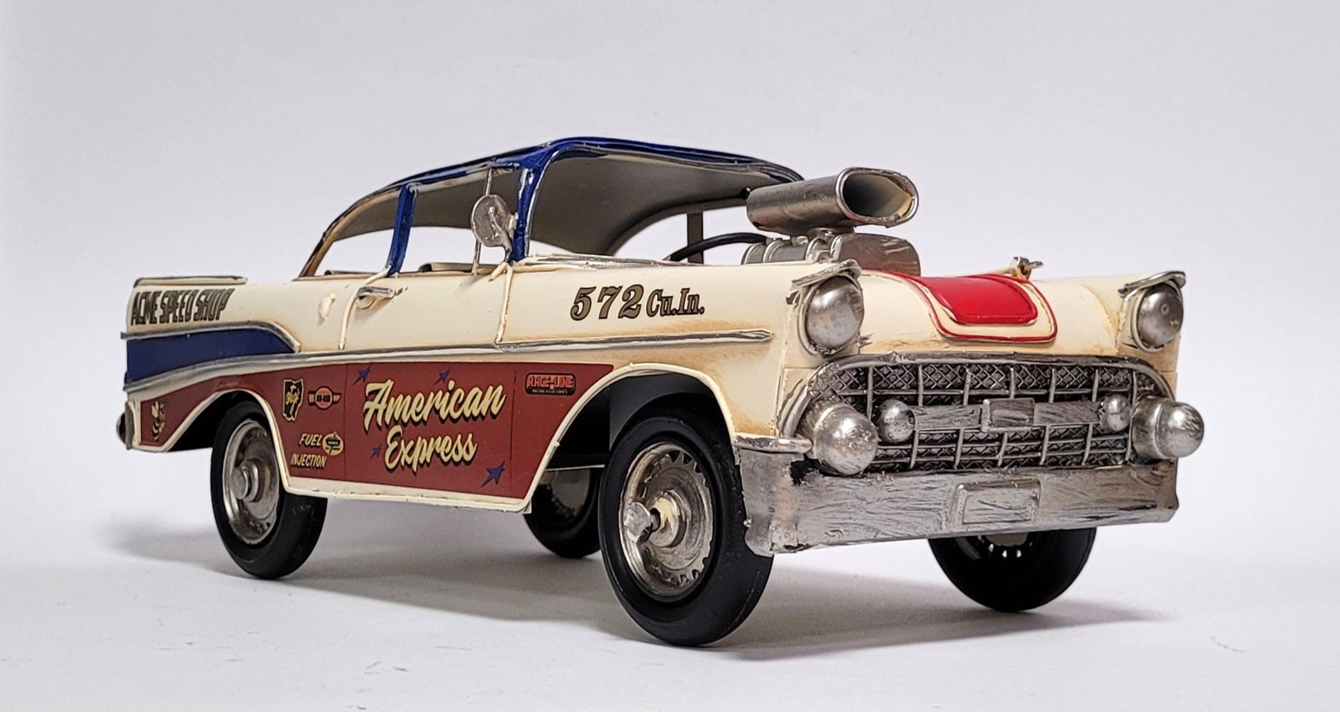 America express oldtimer rally metalen modelauto