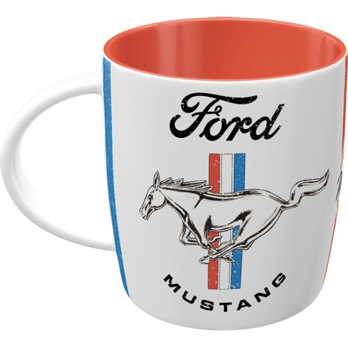 For mustang horse & stripes logo mok