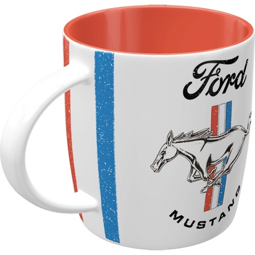 For mustang horse & stripes logo mok