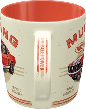 Ford mustang gt 1967 red mok beker