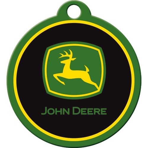 John Deere tractor logo sleutelhanger