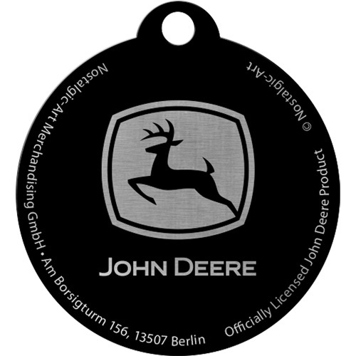 John Deere tractor logo sleutelhanger
