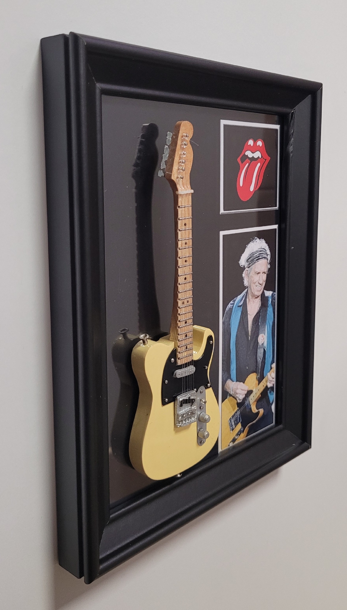 Keith Richards Rolling Stones lijst met gitaar