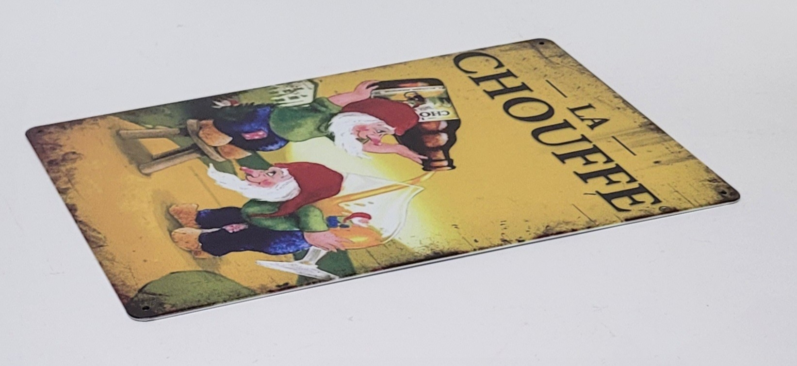 La Chouffe Bier Kabouters metalen reclamebord