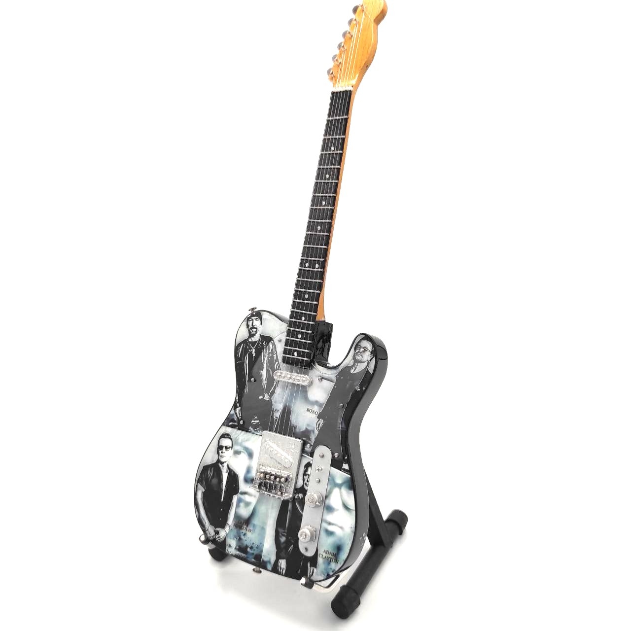 Mini Gitaar U2 Band foto's