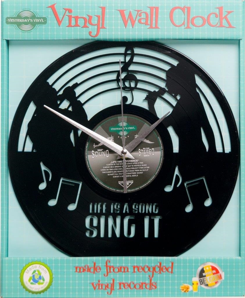 Vinyl klok singer live is a song