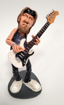 Adrian Smith Iron Maiden Beeldje by Warren Stratfort