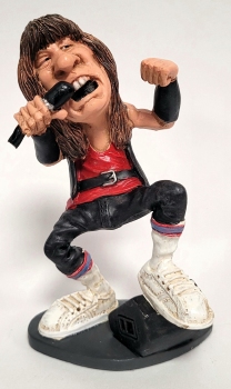 Bruce Dickinson Iron Maiden Beeldje by Warren Stratfort