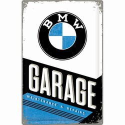 BMW Garage metalen wandbord XXL